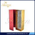 custom folding single wine glass box